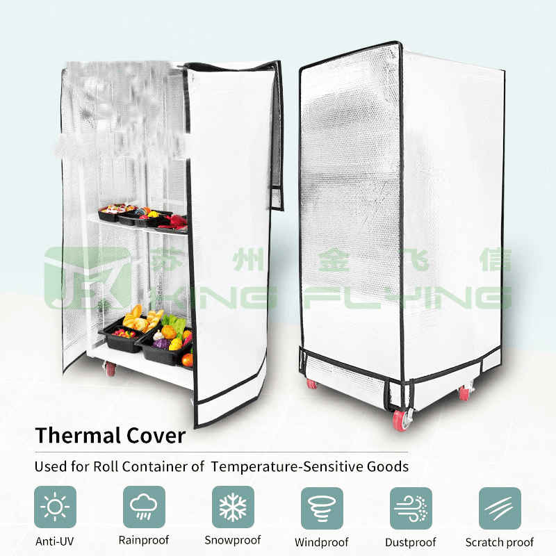 High-Performance Reusable Waterproof Tear-Resistant Thermal Pallet Packaging Cover