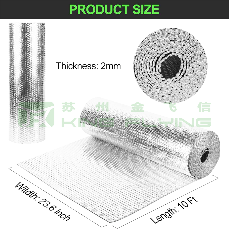 Roof Reflective Heat Insulation Aluminum Foil Bubble Soundproof Packaging Material