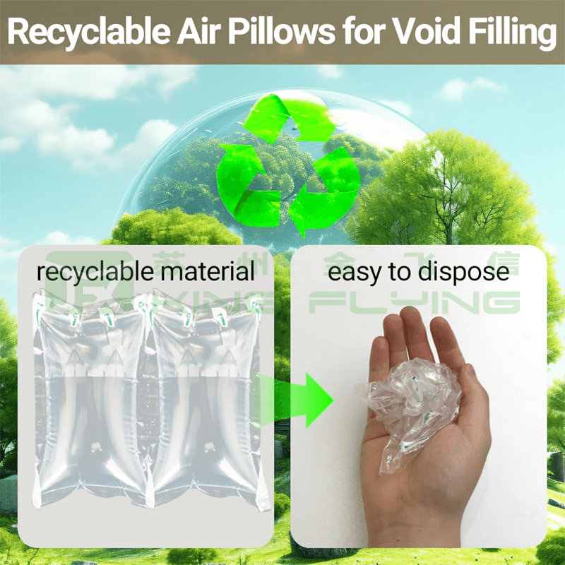 Self-Sealing Inflatable Air Pillow Bag For Easy Protective Packaging