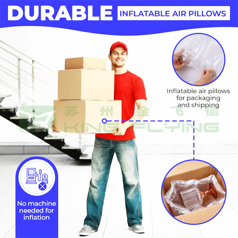 Inflatable Air Pillow Packaging Bag For Perfume Cosmetics