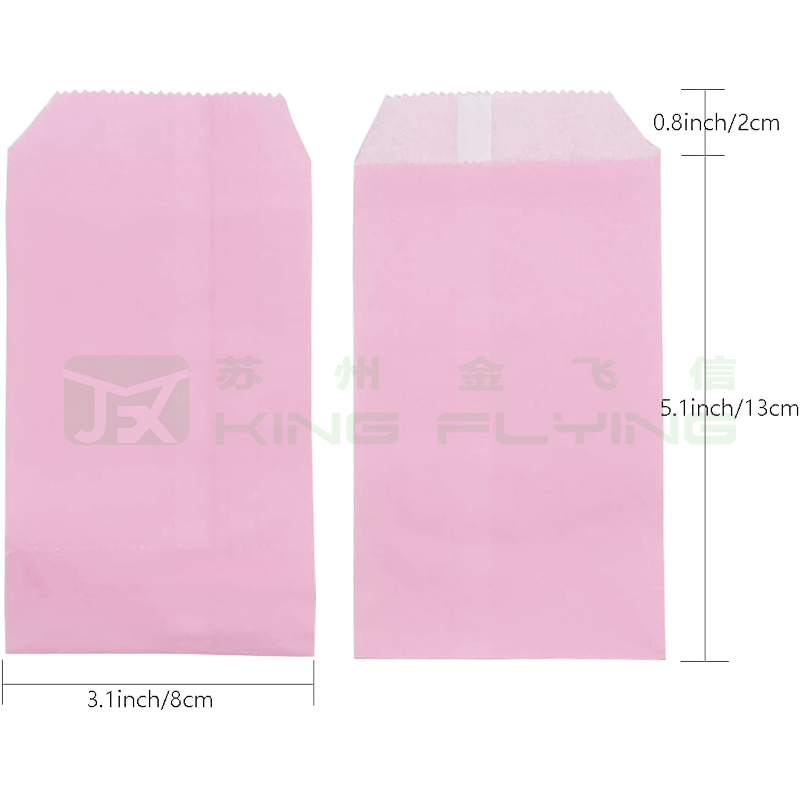 Custom Logo Eco Friendly Packaging Compostable Glassine Waxed Paper Bag