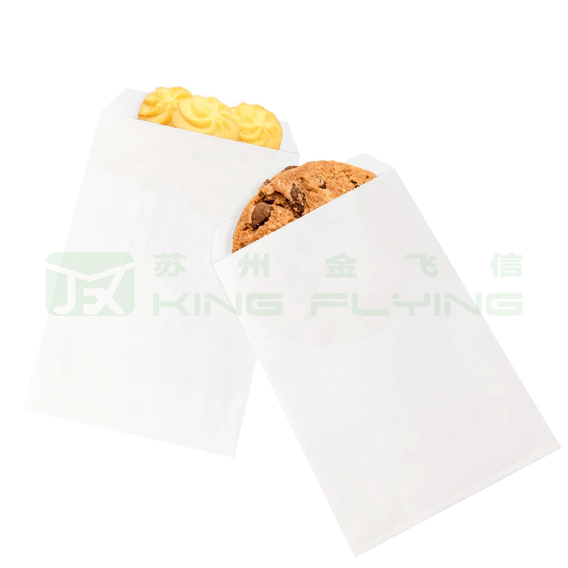 Eco-Friendly Waterproof Biodegradable Frosted Glassine Paper Bag For Clothing Packaging