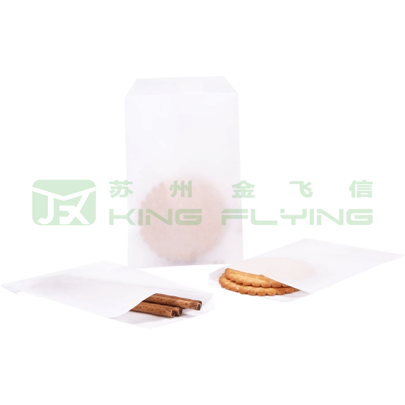 Custom Printed Glassine Biodegradable Packaging Paper Bag For Clothing Socks