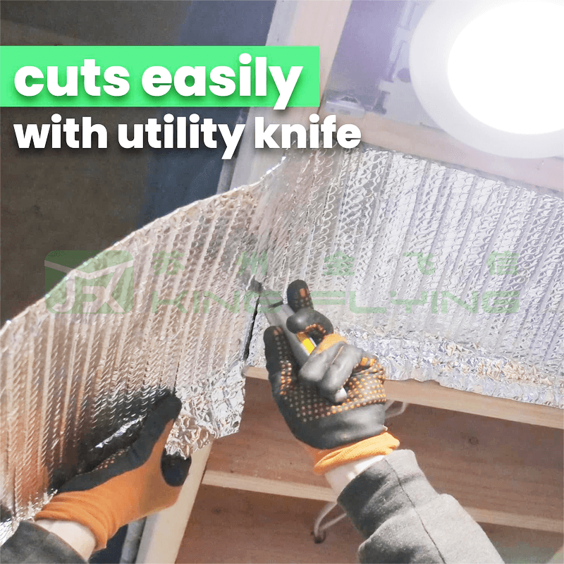 Heat Roof Building Acoustic Insulated Aluminium Foil Bubble Insulation Material