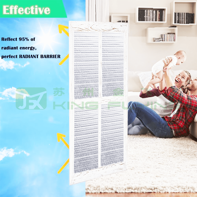 Double Bubble Building Reflective Aluminum Foil Roof Heat Insulation Material