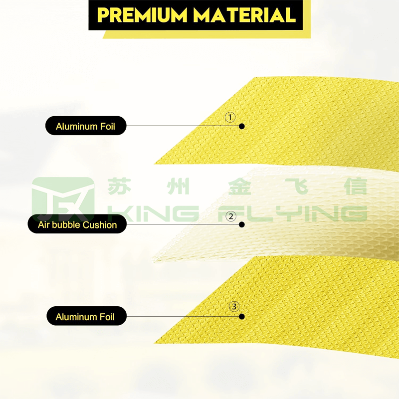 Aluminum Foil Bubble Roof Thermal Insulation Material For Warehouse Use