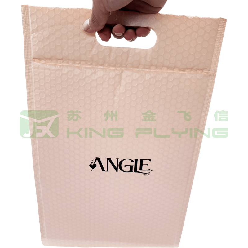 Self-adhesive Shipping Courier Poly Bubble Padded Packaging Envelope With Handle