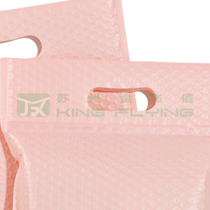 Poly Bubble Waterproof Self-adhesive Express Packaging Mailer With Handle