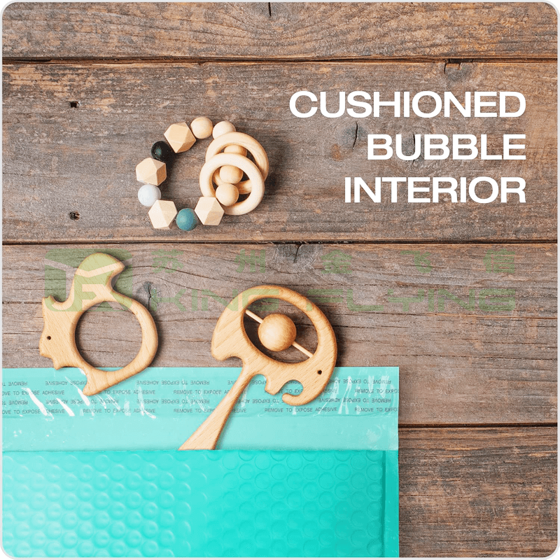 Customized Poly Bubble Mailing Bag For Jewelry Courier Delivery