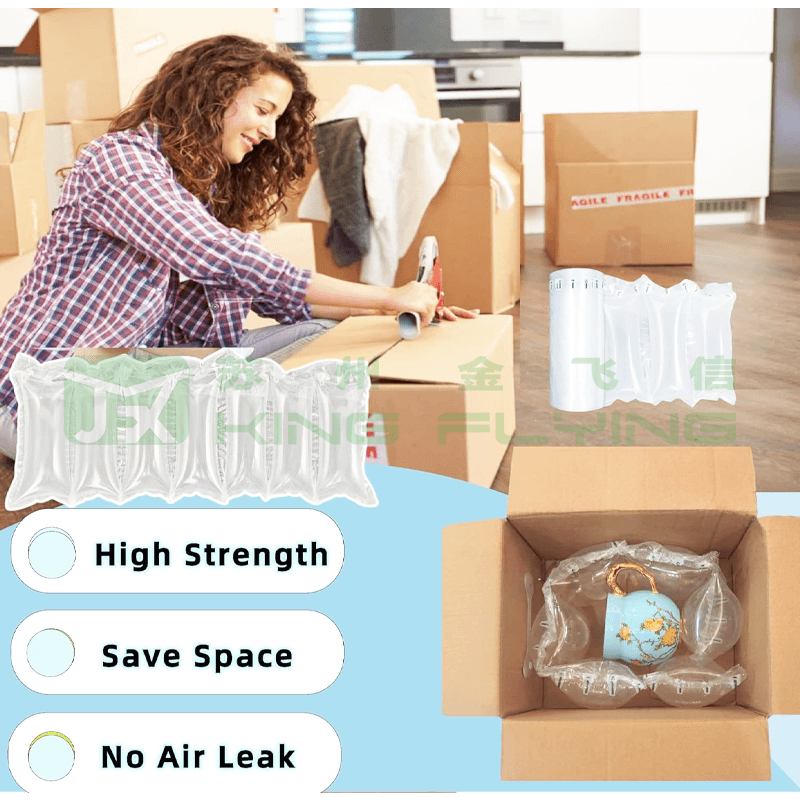 Customized Air Cushion Pillow Packaging Bag For Safe Shipping