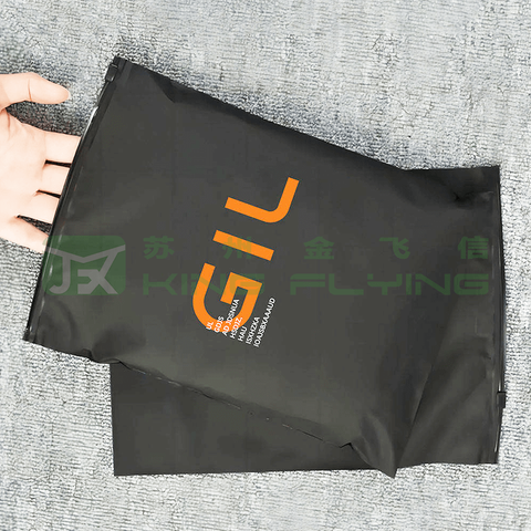 Custom Logo Printed Frosted Plastic Packaging Bag With Zipper Lock