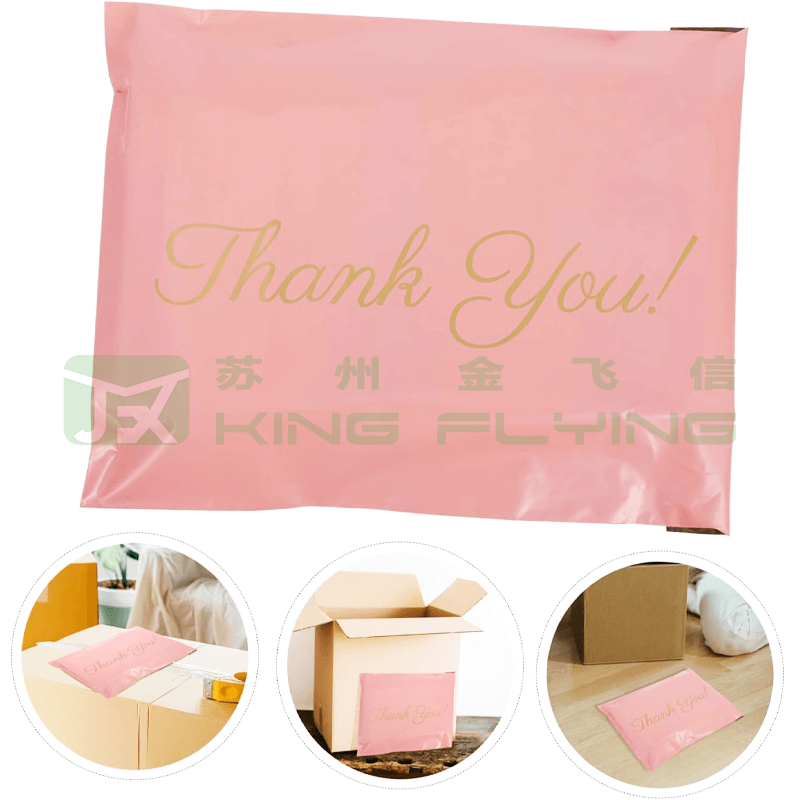 New Design Easy Tearing Strip Waterproof Plastic Packaging Bag