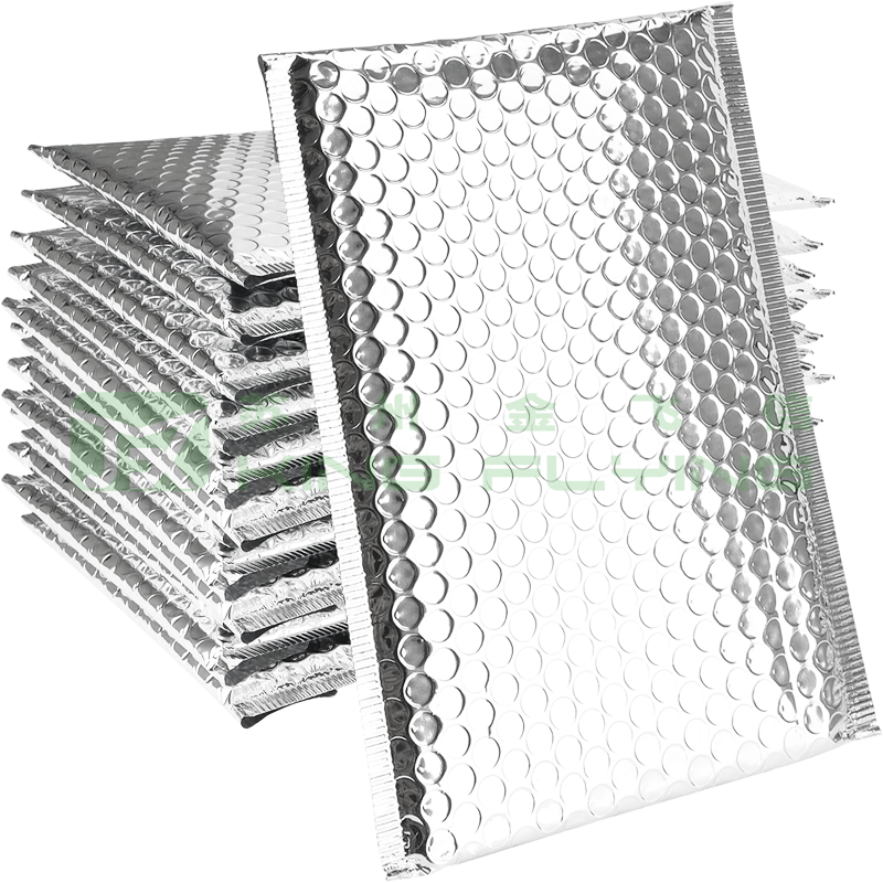 Custom Logo Tear-proof Cushioned Postal Metallic Bubble Packaging Bag