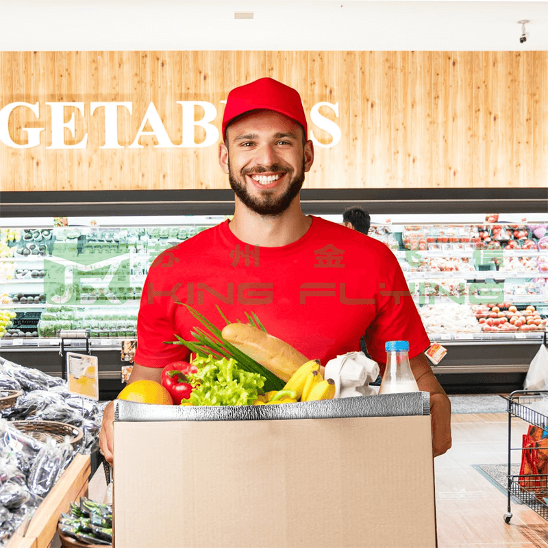 Insulated Food Packaging 2025 Portable High Quality Aluminum Thermal Bag