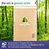 Biodegradable Paper Honeycomb Padded Mailing Bag For Courier Delivery Packaging