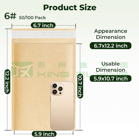 Wholesale Paper Padded Shipping Honeycomb Kraft Express Packaging Bag