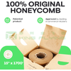 Christmas Gift Packaging Cushion Protection Honeycomb Kraft Wrapping Paper Roll