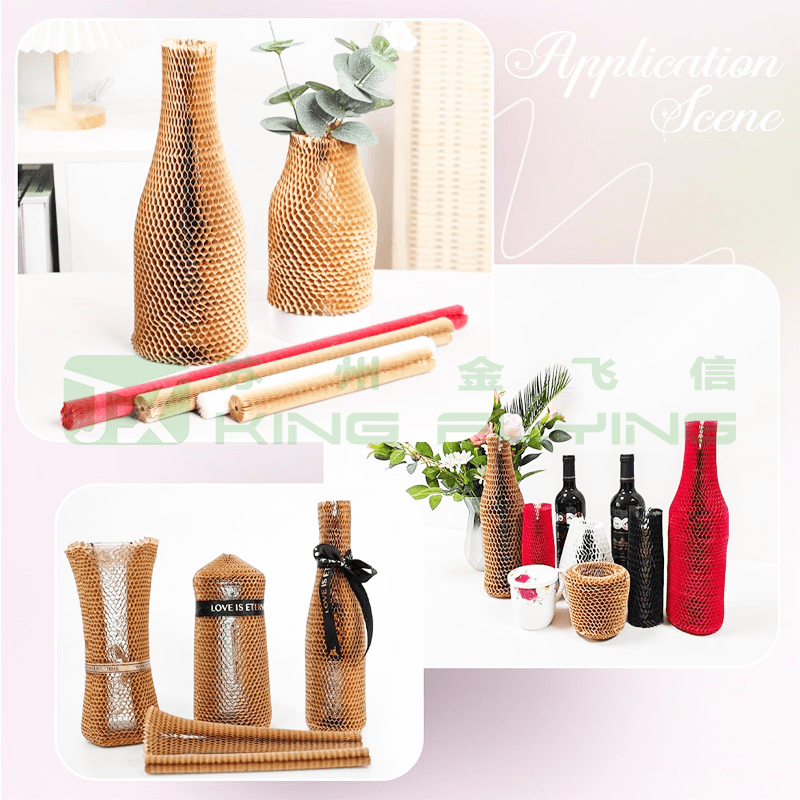 Hot Selling Wine Bottle Protector Honeycomb Sleeve For Packaging