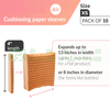 Hot Sales Honeycomb Wrapping Kraft Paper Bottle Sleeve