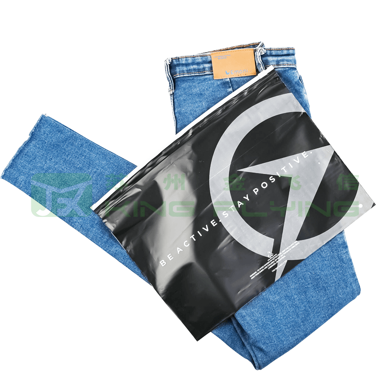 Custom Logo Printed Frosted Plastic Packaging Bag With Zipper Lock
