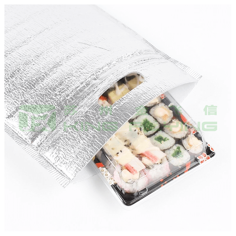Superior Insulation Cool Food Packaging Tote With Pearl Cotton Walls