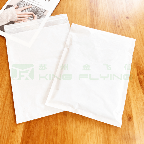 Eco-Friendly Durable Biodegradable Glassine Wax Coated Paper Bag For T-Shirts