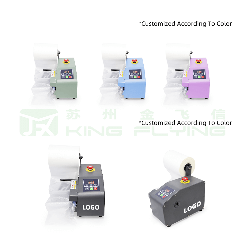 Inflating Plastic Bubble Film Air Cushion Machine For Beverage Packaging
