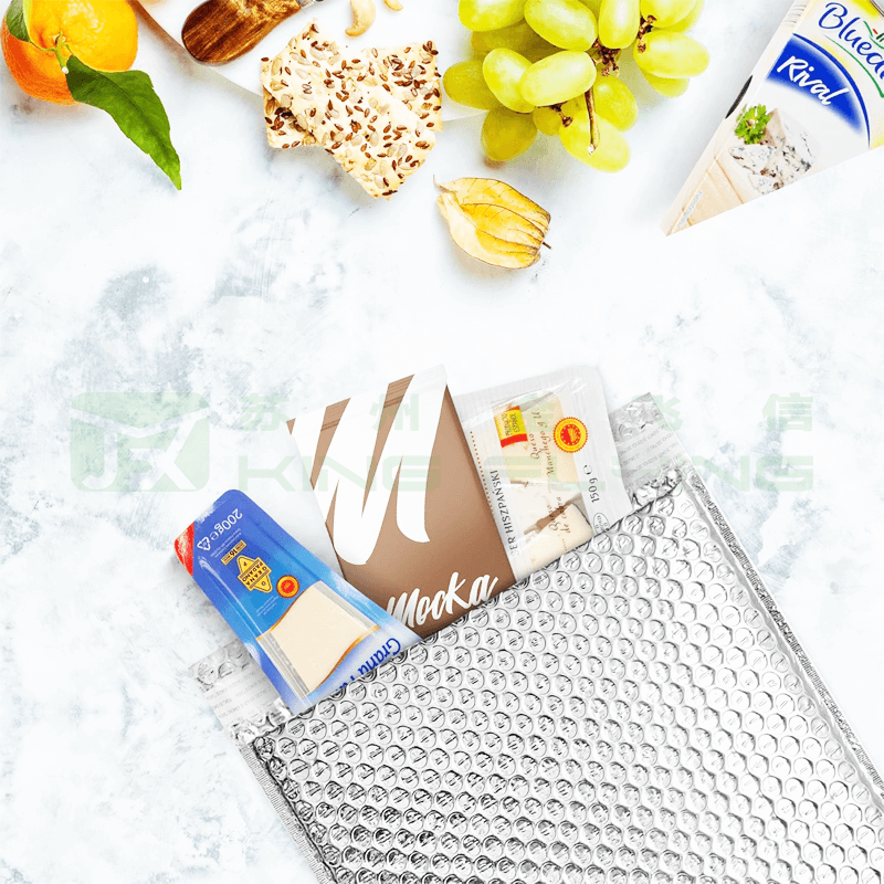 Waterproof Factory Metallic Bubble Bag For Christmas Gifts Packaging Delivery