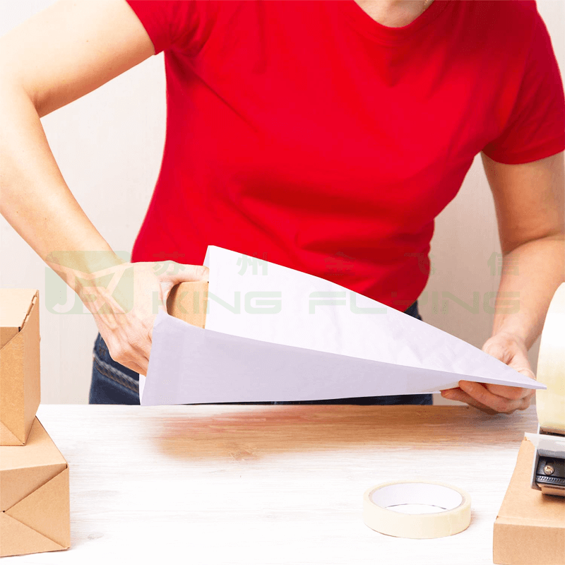 Customize Biodegradable Recycled Kraft Paper Bubble Shipping Bag