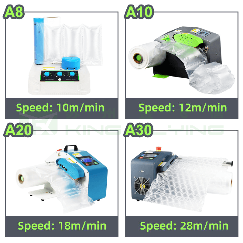 Portable Electric-Driven Air Bubble Film Machine For Carton Packaging