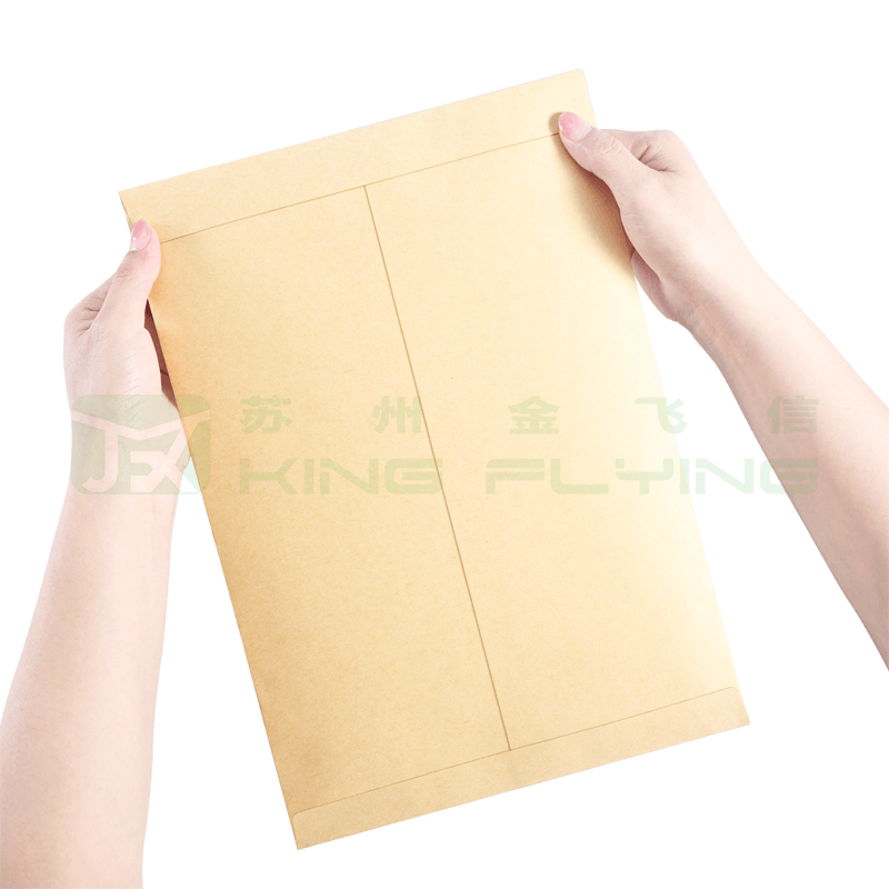 Custom Biodegradable Expandable Kraft Paper Gusset Cardboard Packaging Envelope