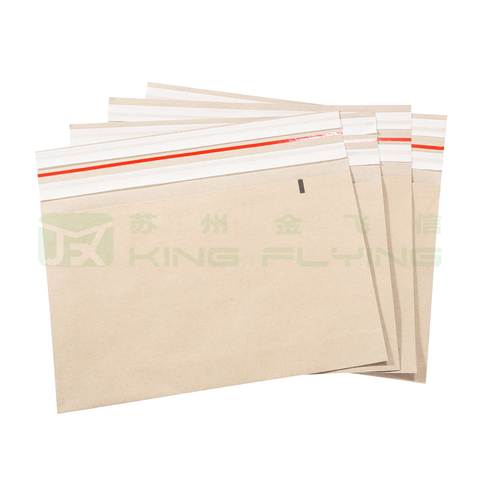 100% Eco Friendly Recycled Kraft Paper Mailing Envelope For Delivery