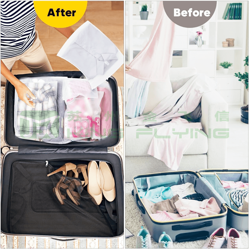 Custom Zipper Zip Lock Transparent Frosted PE/ EVA Plastic Garment Bag