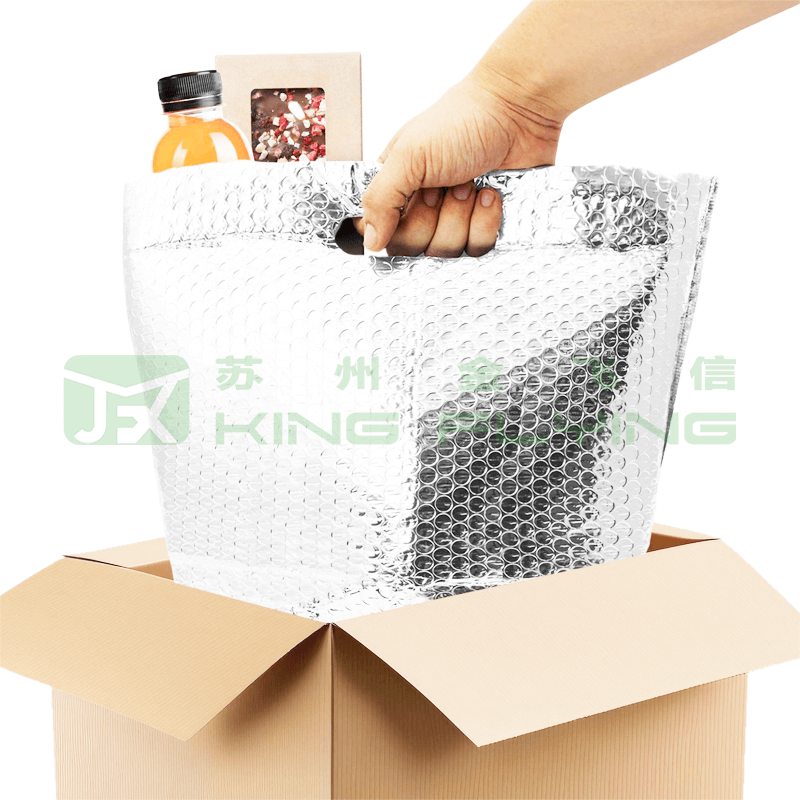 2025 Insulated Thermal Cooler Seafood Lunch Packaging Bag With Handle