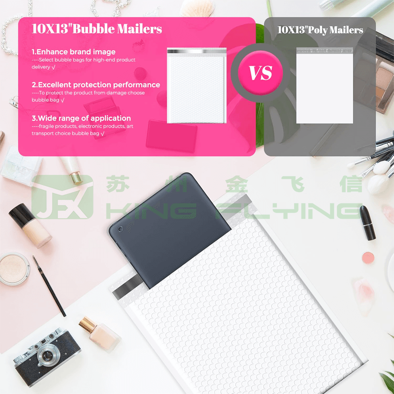 Custom Logo Shipping Poly Bubble Wrap Design Padded Packaging Envelope
