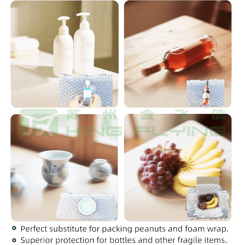 Custom Size Air Cushion Protective Inflatable Bubble Packaging Film