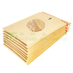 Biodegradable Shockproof Custom Honeycomb Padded Kraft Paper Express Envelope