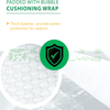 Carbon Negative Kraft Bubble Cushioning Bag For Climate Positive Packaging