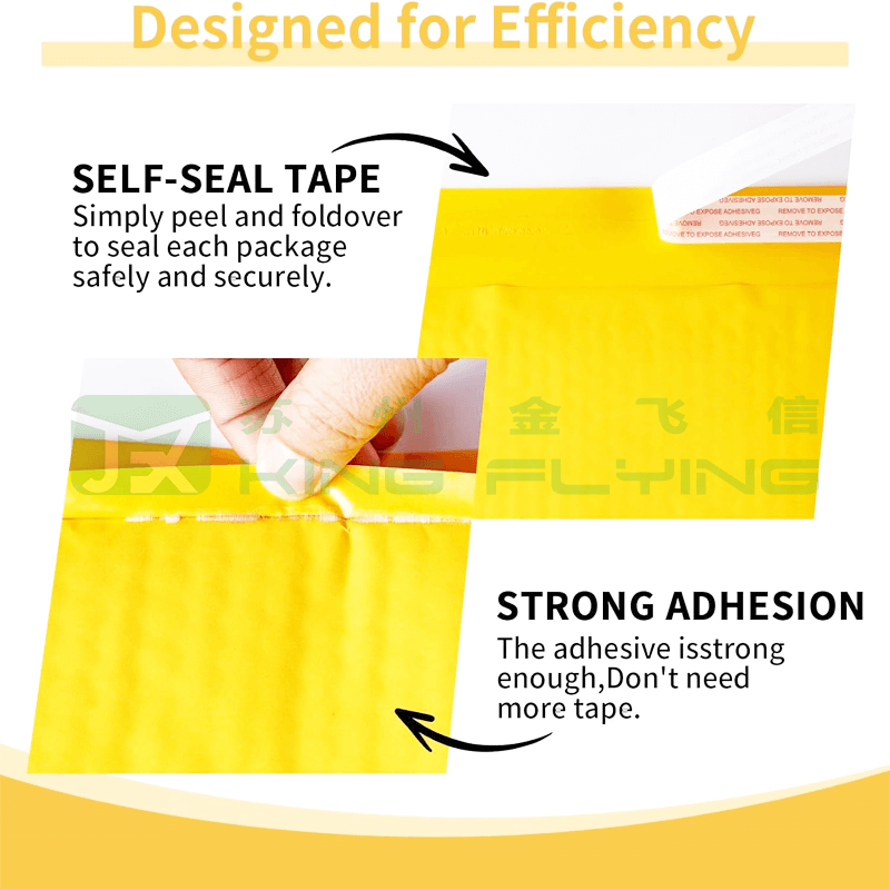 FSC Certified Kraft Bubble Cushioning Bag For Responsible Retail Packaging