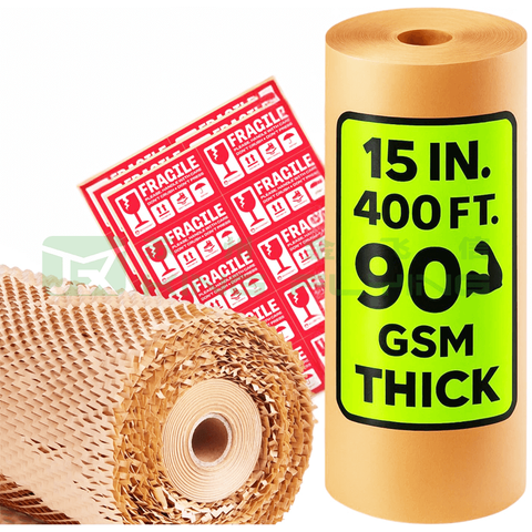 Factory Honeycomb Wrapping Packing Paper Bulk Cushioning Roll