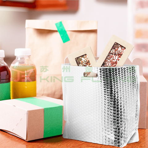 Advanced Temperature Regulating Bubble Cooler Bag For Food Packaging Control