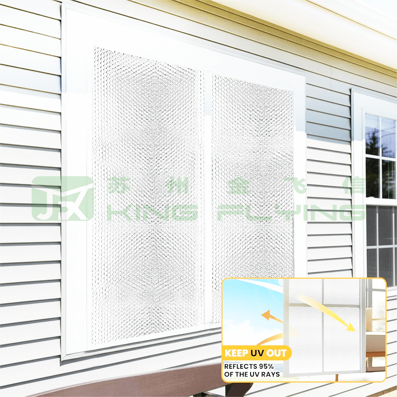 Double Sided Foil Bubble Thermal Insulation Packaging Material For Oven
