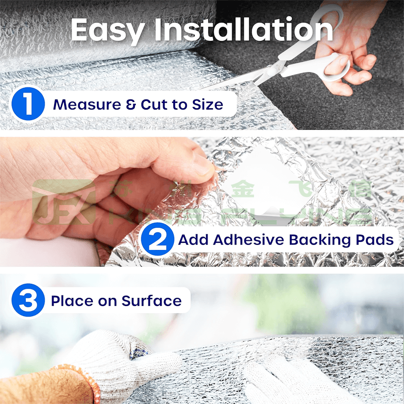 Customized Bubble Insulation Aluminum Foil Heat Resistant Roofing Packaging Sheet