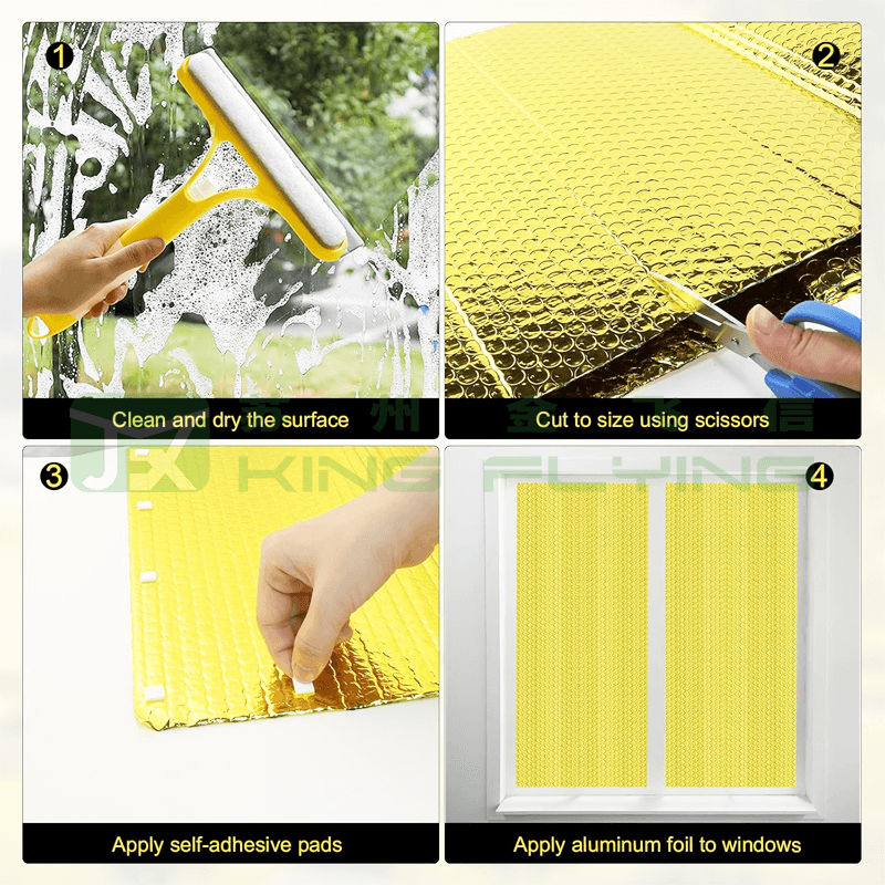 Aluminum Foil Bubble Roof Thermal Insulation Material For Warehouse Use