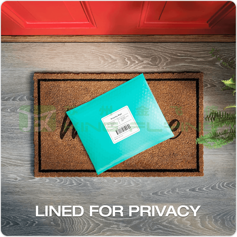 Customized Poly Bubble Mailing Bag For Jewelry Courier Delivery