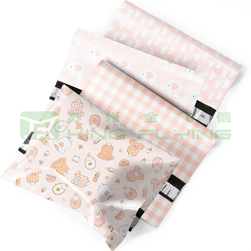 Custom Plastic Courier Shipping Packaging Bag For Clothes T-Shirt Ecommerce