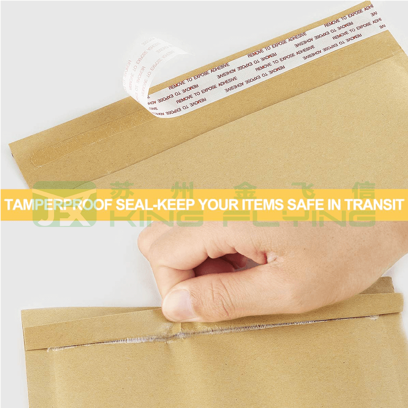 Eco Friendly Courier Shipping Kraft Paper Bubble Packaging Mailer
