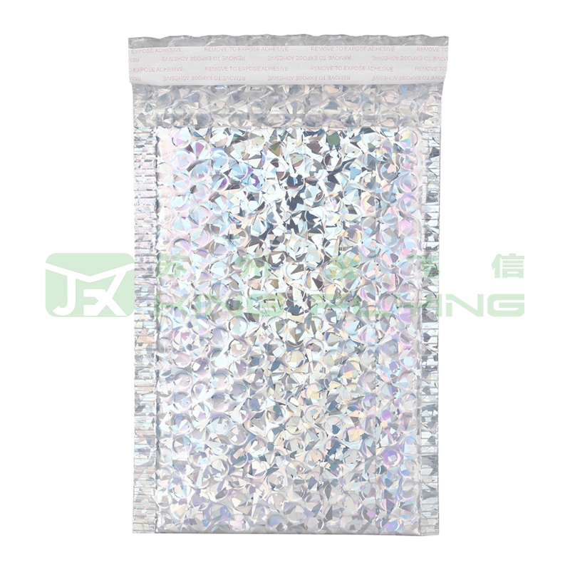 High Repurchase Shipping Logo Custom Made Wholesale Metallic Bubble Envelope