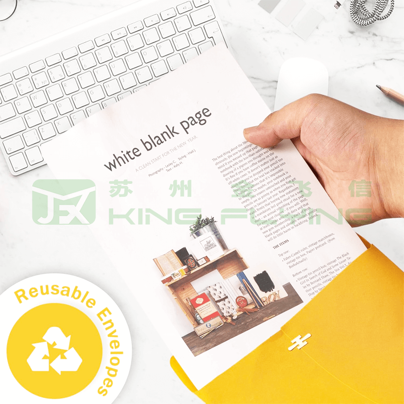 Custom Printed Compostable Kraft Paper Wholesale Clothes Packaging Envelope