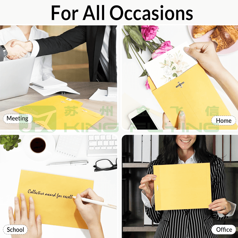 Biodegradable Print Clothing Courier Kraft Paper Packaging Mailer